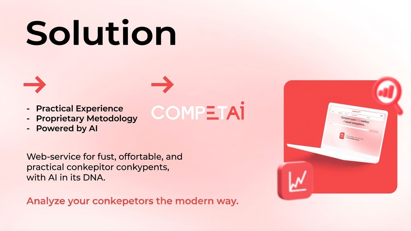 CompetAI solution for competitor analysis