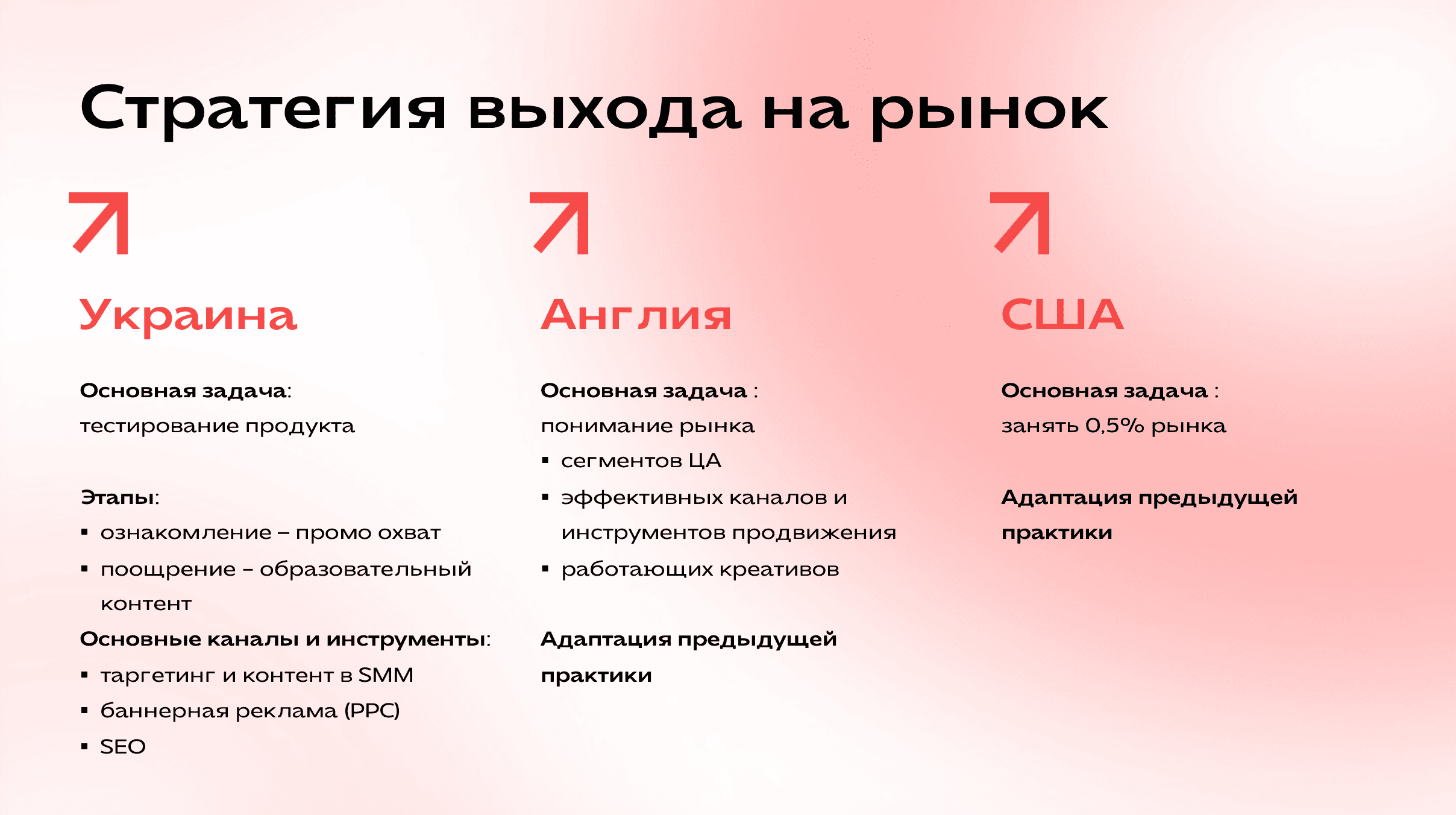 Стратегия выхода на рынок стартапа CompetAI